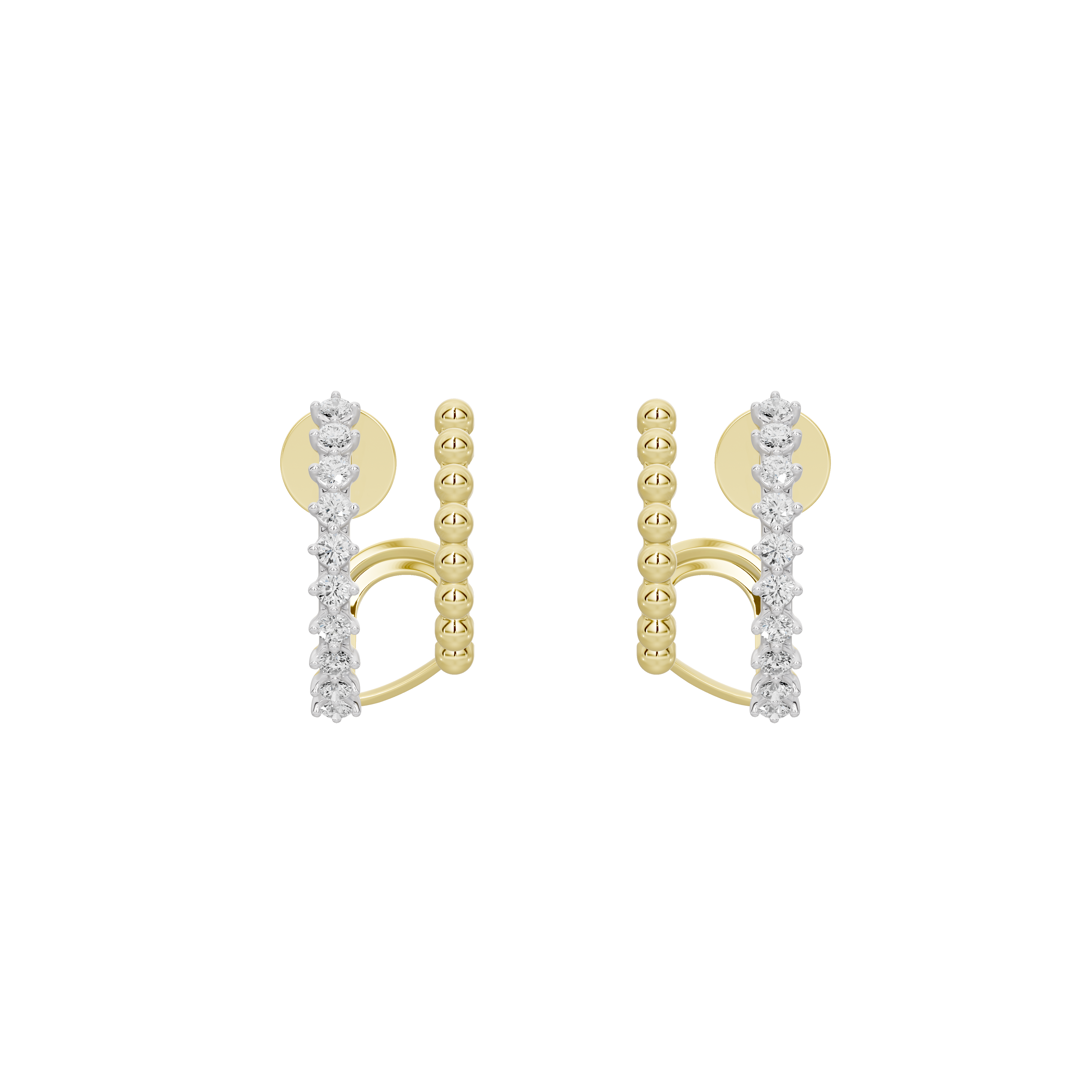 Ariya Geometric Lab Diamond Earrings