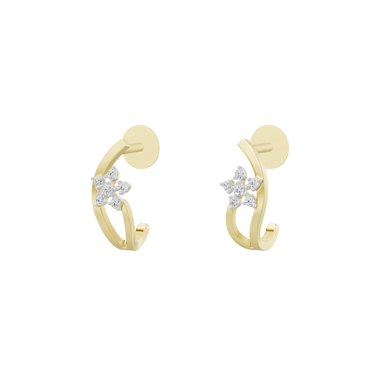 Nova Sleek Lab Diamond Earrings