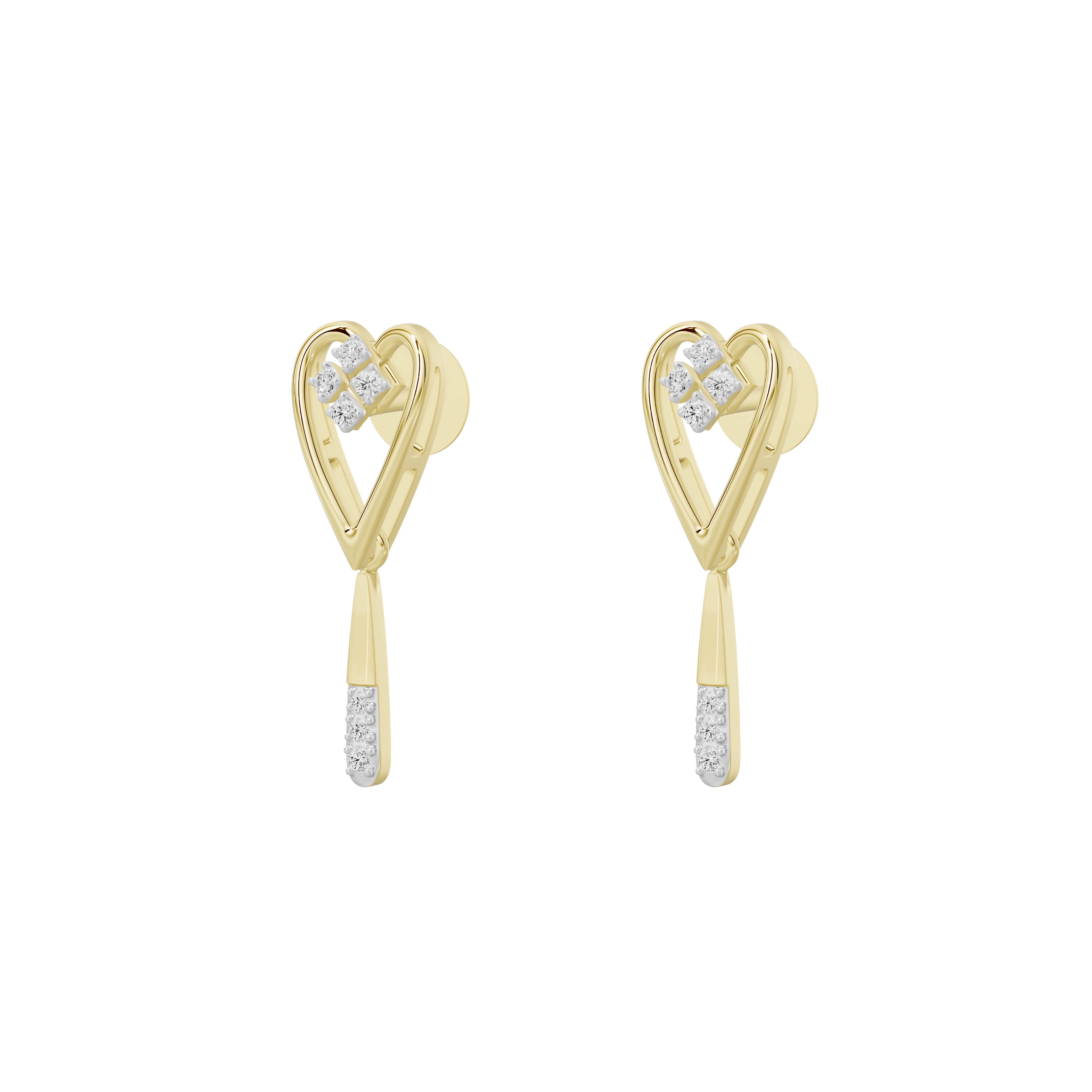 Elio Sleek Lab Diamond Earrings