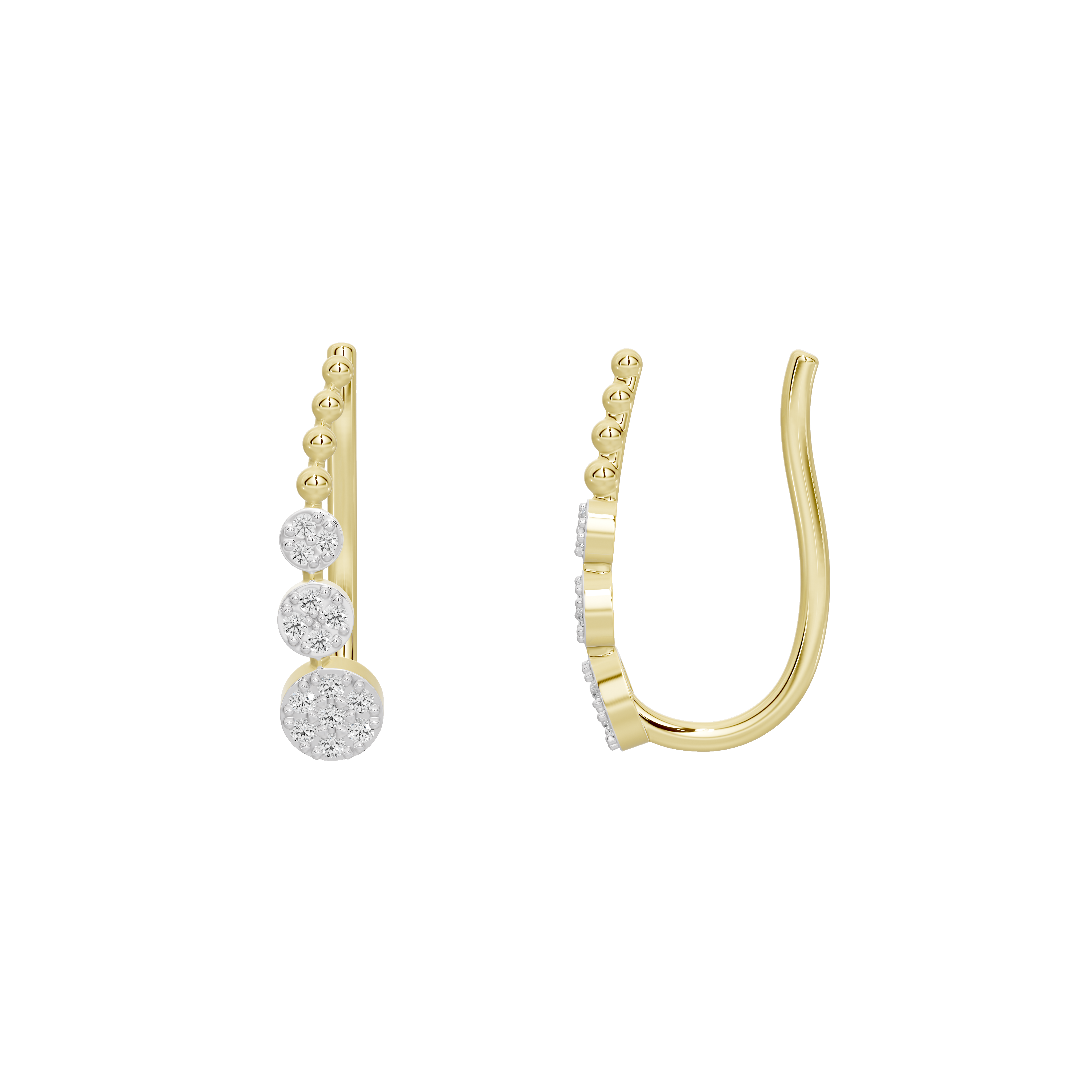 Arielle Open Lab Diamond Earrings