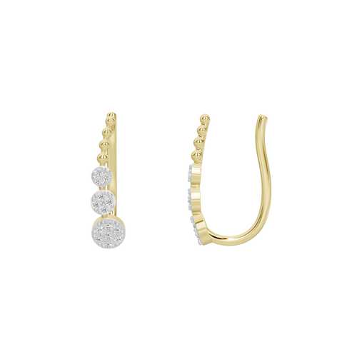 Arielle Open Lab Diamond Earrings