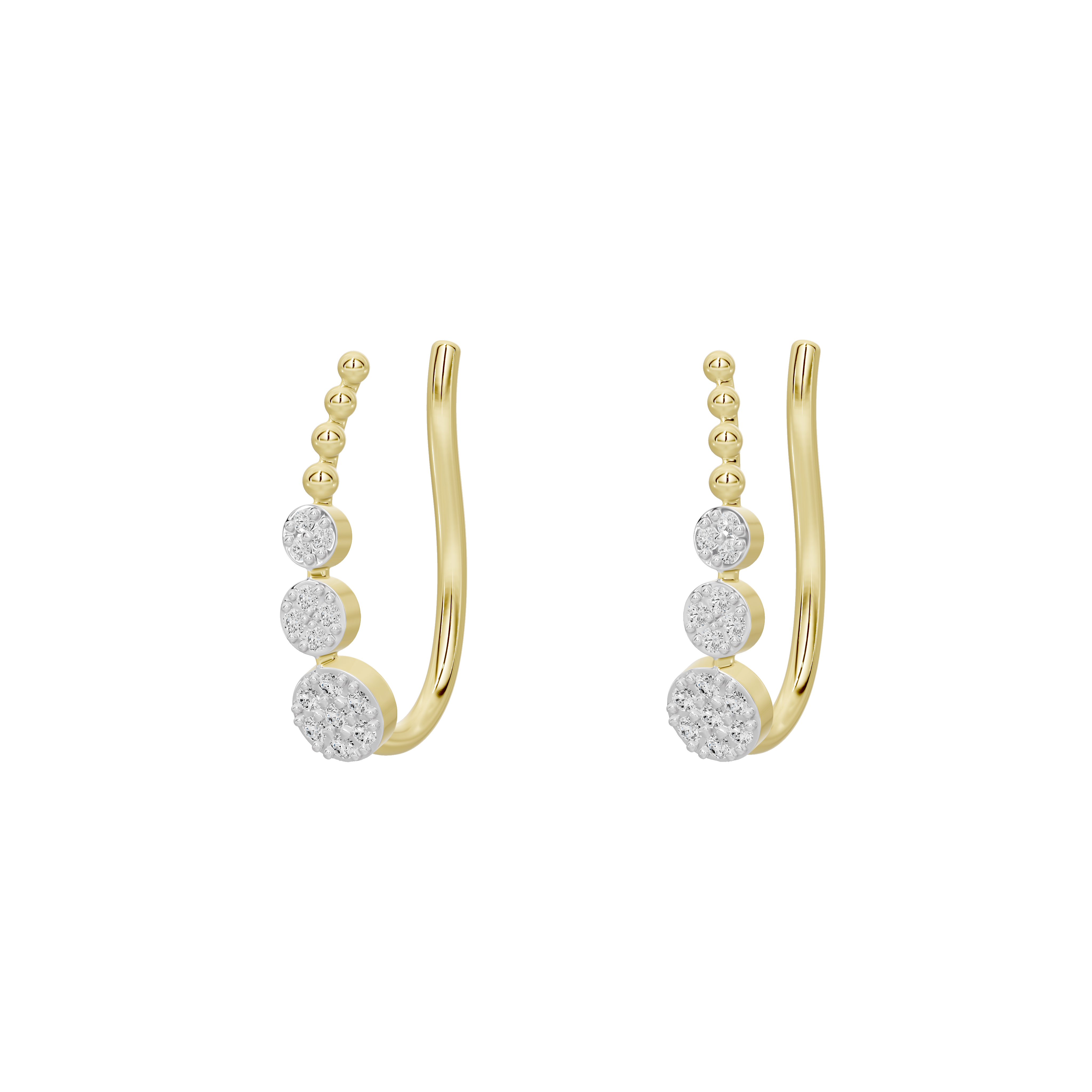 Arielle Open Lab Diamond Earrings