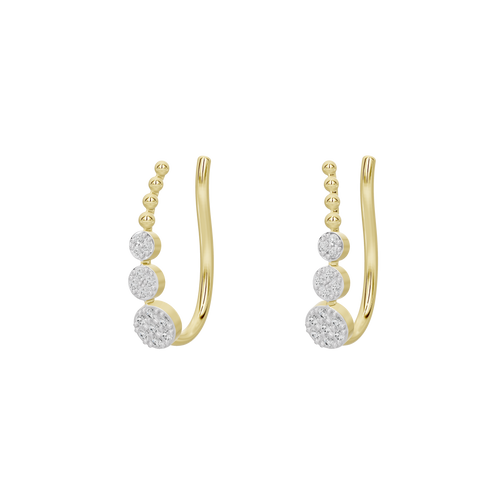 Arielle Open Lab Diamond Earrings