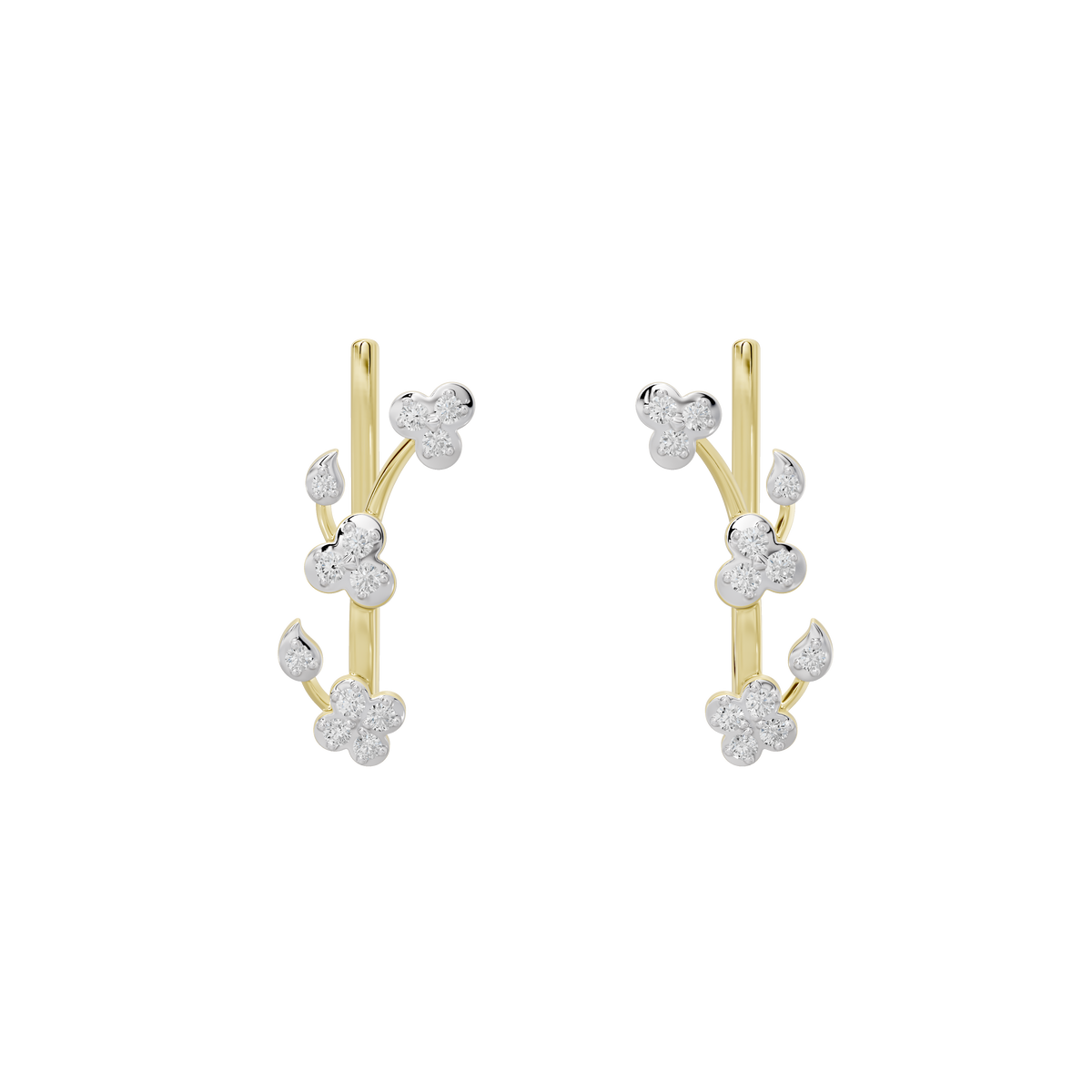 Mistfall climber Lab Diamond Earrings