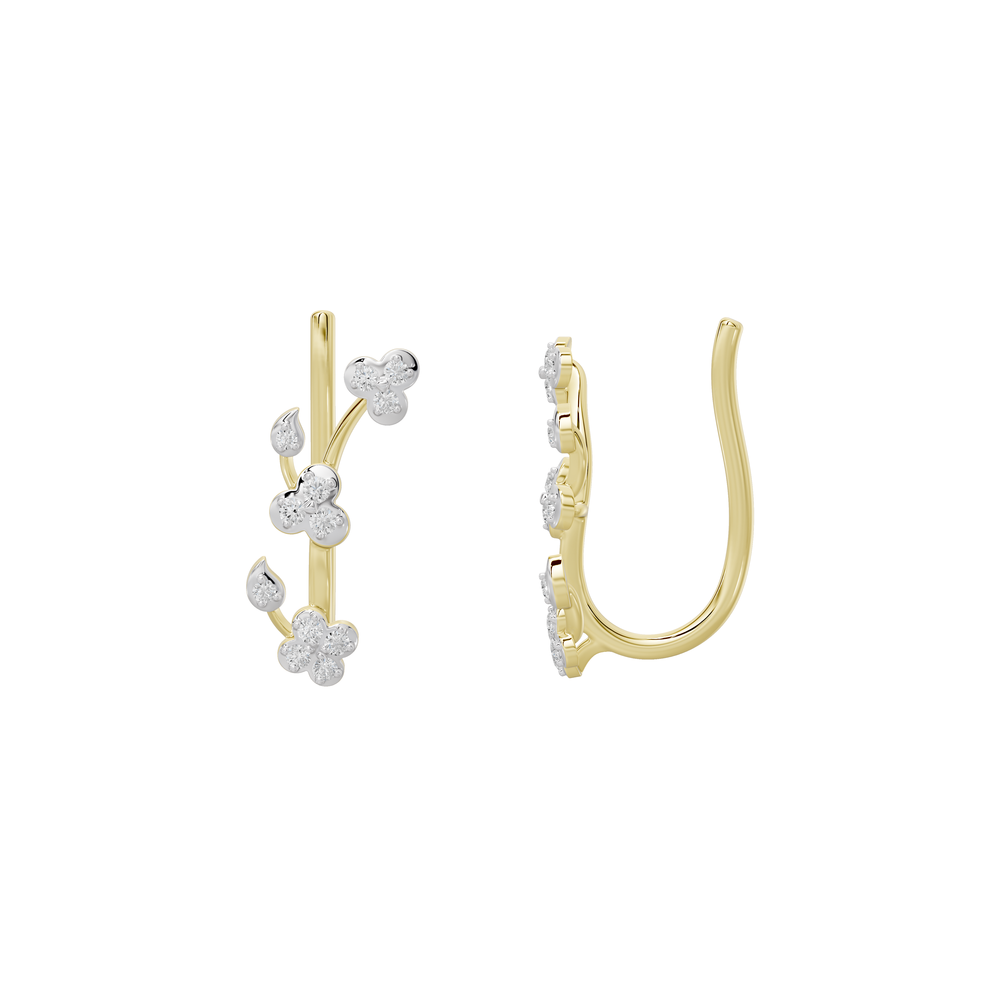 Mistfall climber Lab Diamond Earrings