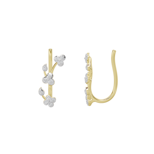 Mistfall climber Lab Diamond Earrings