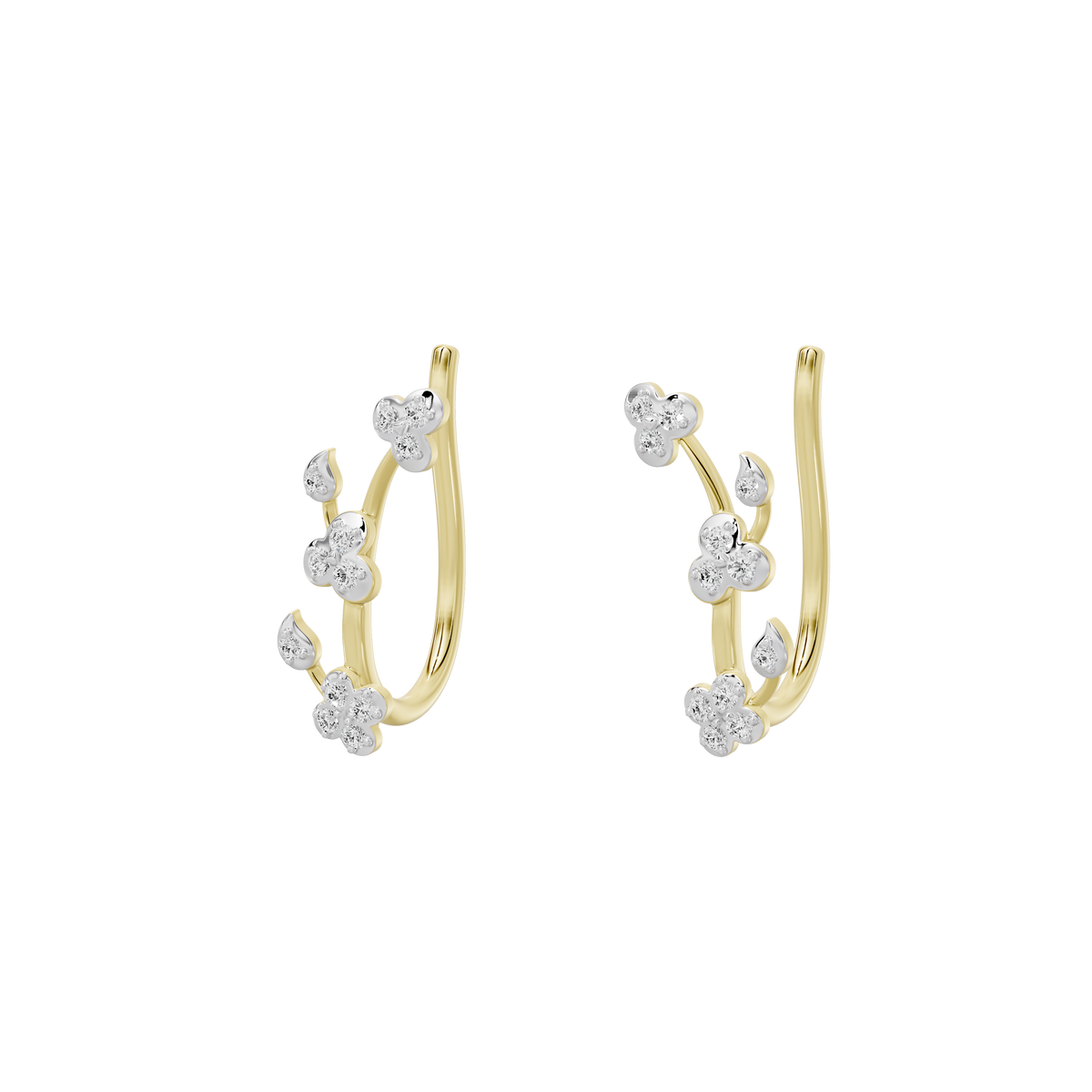 Mistfall climber Lab Diamond Earrings