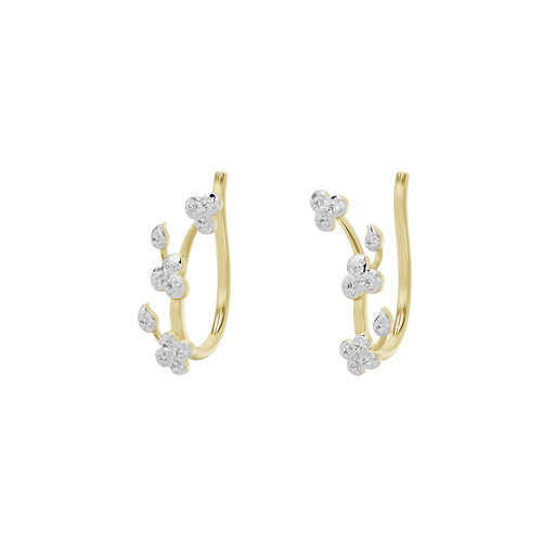 Mistfall climber Lab Diamond Earrings