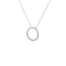 Orbit Circle- Lab Diamond Pendant