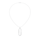 Relay Vertical- Lab Diamond Pendant