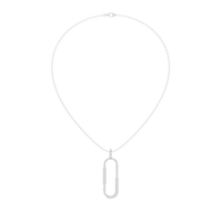Relay Vertical- Lab Diamond Pendant
