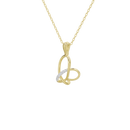 Heart Knot- Lab Diamond Pendant