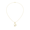 Heart Knot- Lab Diamond Pendant
