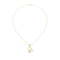 Heart Knot- Lab Diamond Pendant