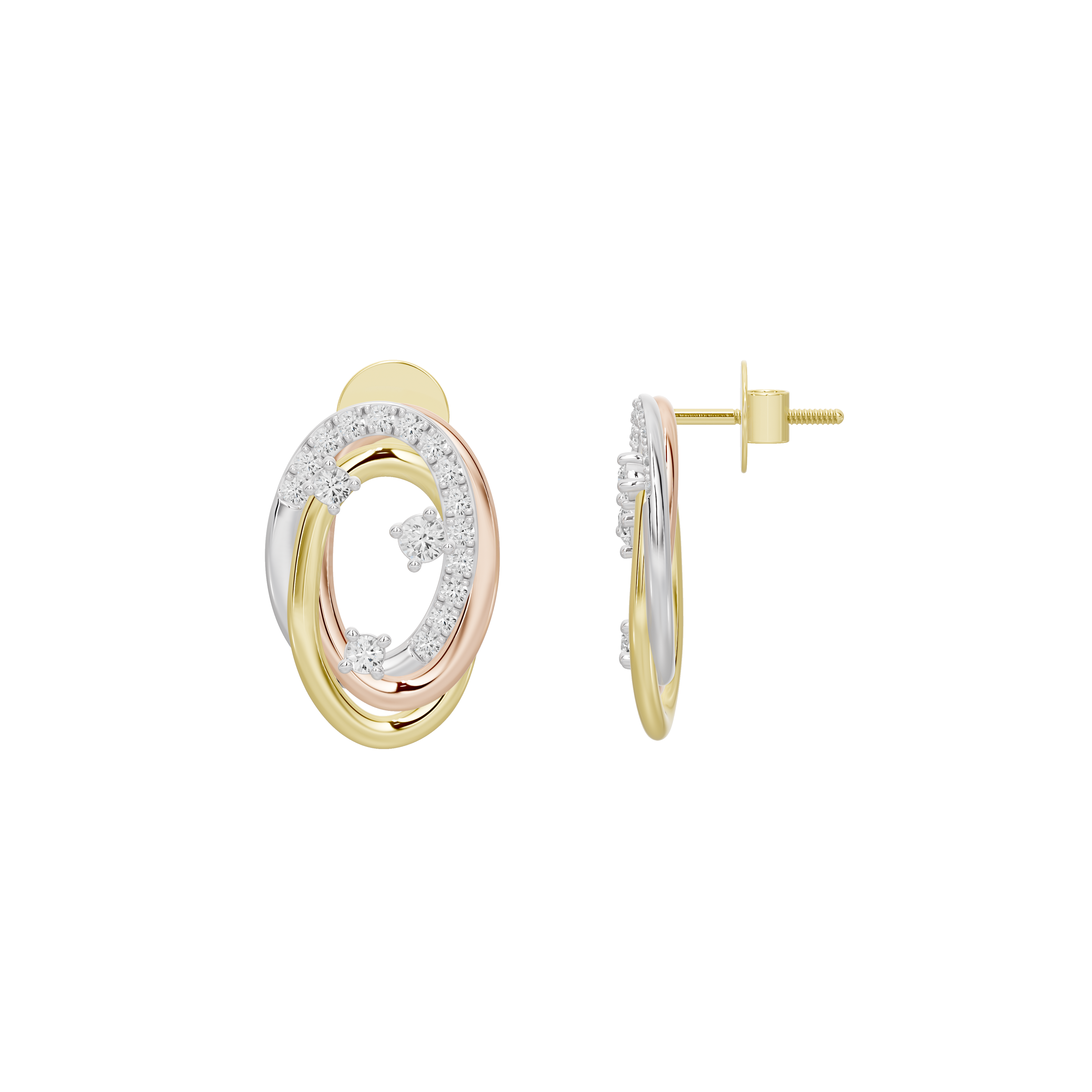 Trio – Ovalé Earrings