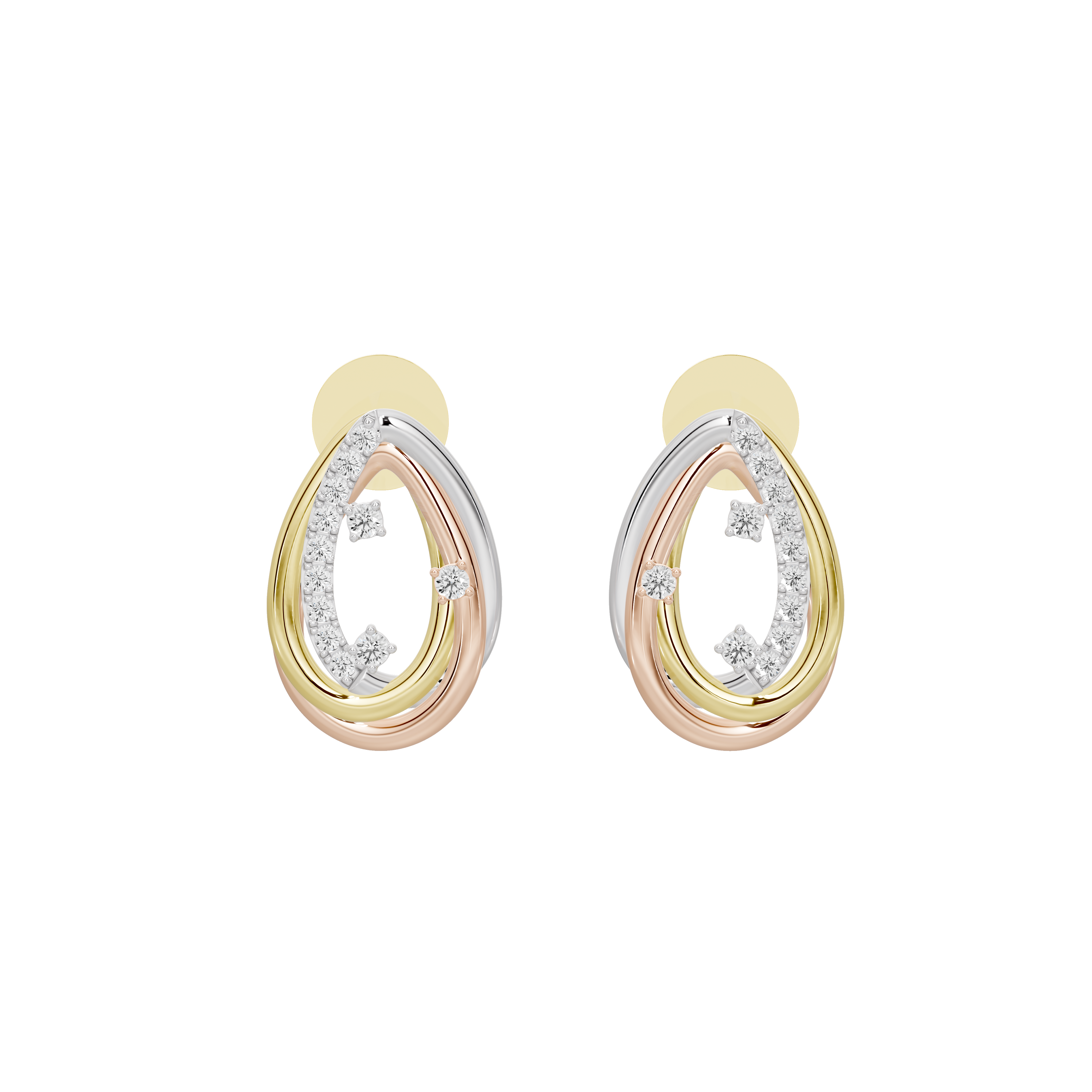 Trio – Poire Earrings