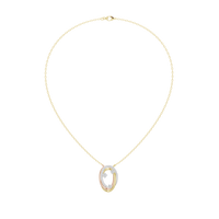 Trio Ovalé- Lab Diamond Pendant