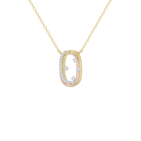Trio Élongé- Lab Diamond Pendant