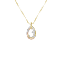 Trio Poire- Lab Diamond Pendant