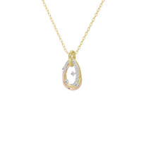 Trio Poire- Lab Diamond Pendant