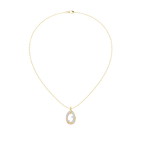 Trio Poire- Lab Diamond Pendant