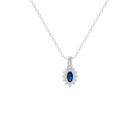 Midnight Serene- Lab Diamond Pendant