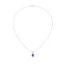 Midnight Serene- Lab Diamond Pendant