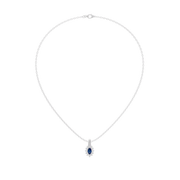 Midnight Serene- Lab Diamond Pendant