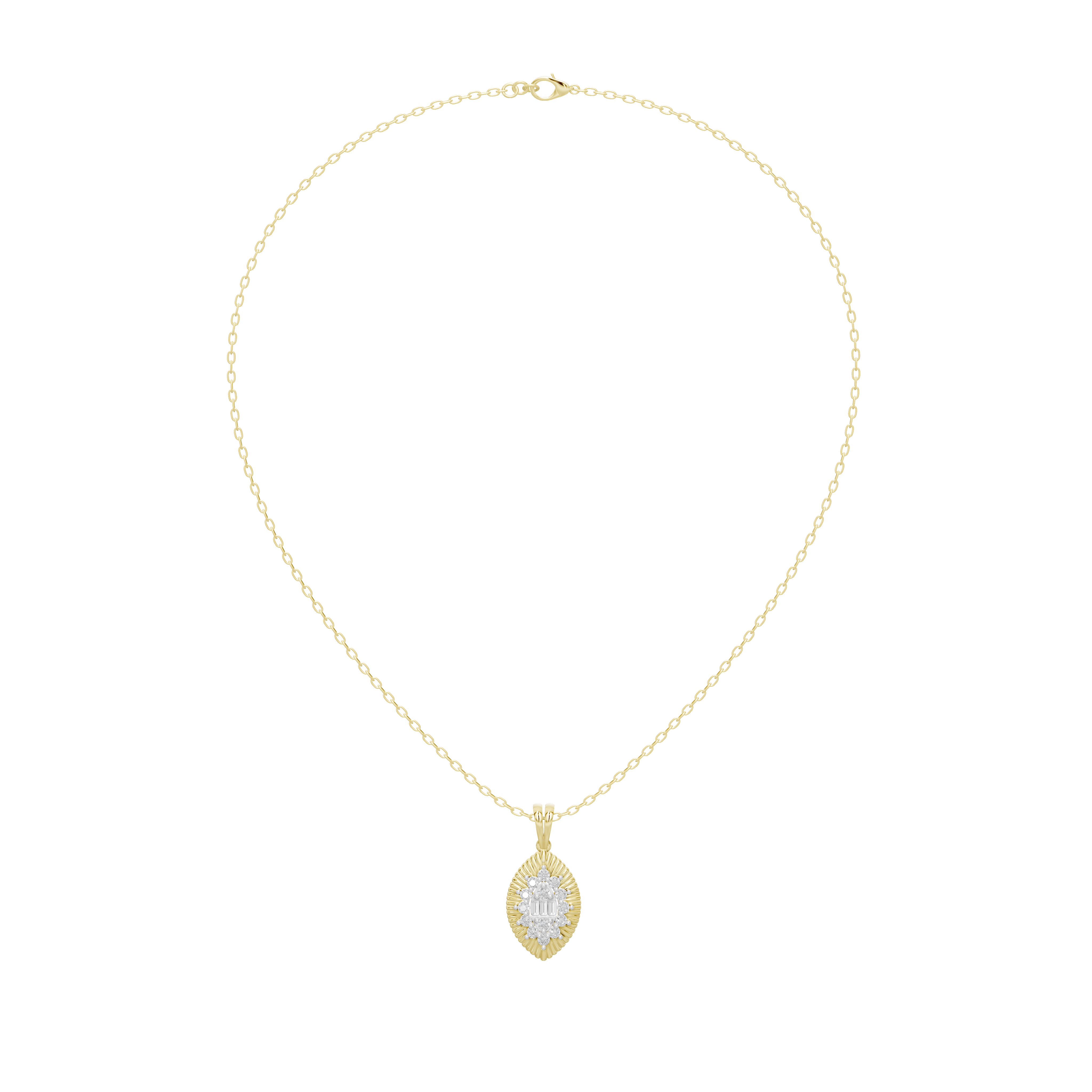 Aurelia- Lab Diamond Pendant