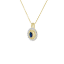 Royal Emblem- Lab Diamond Pendant