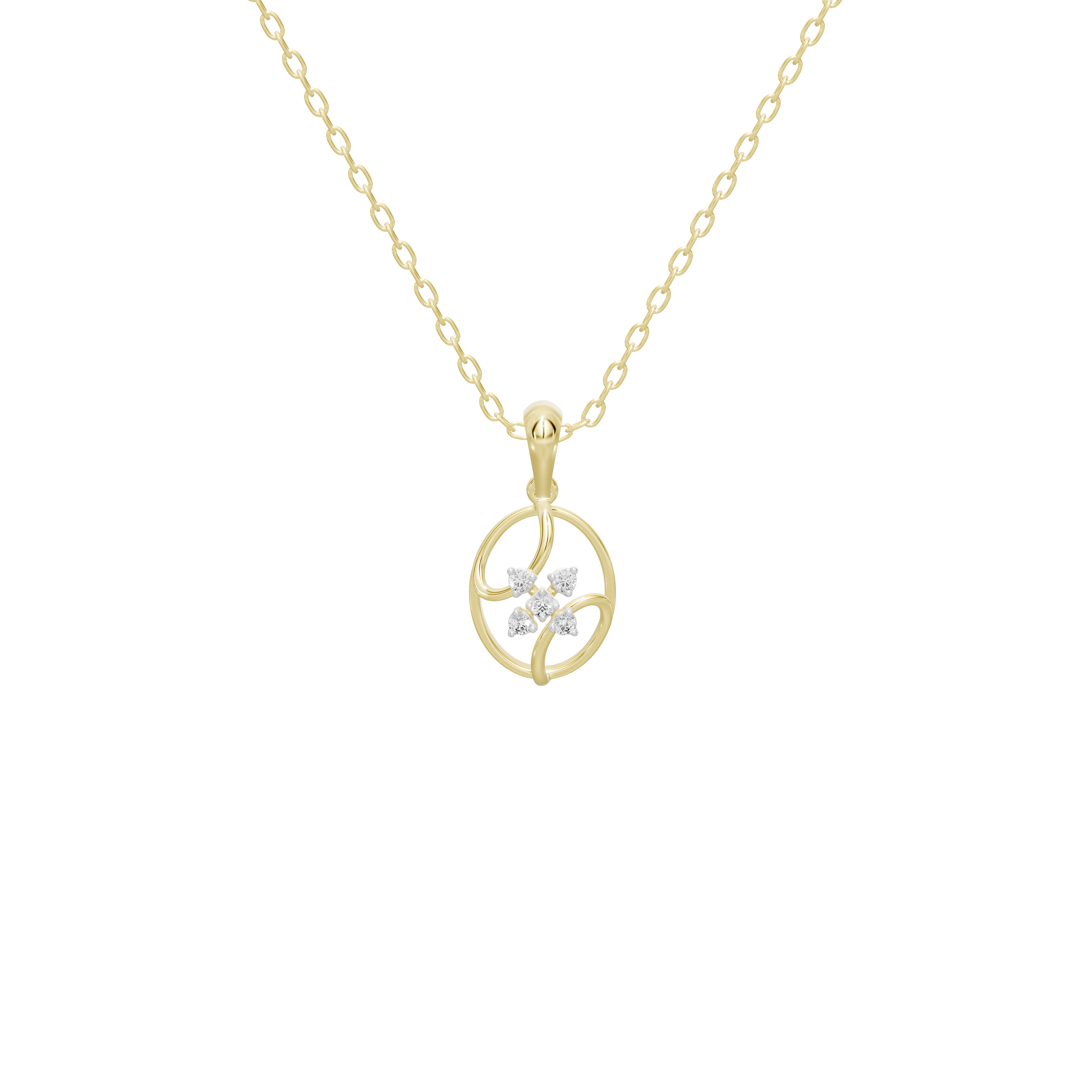 Lara Lab Diamond Pendant