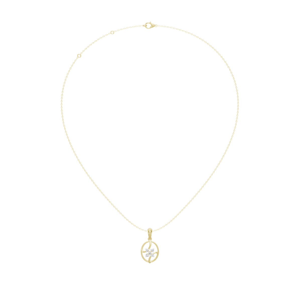 Lara Lab Diamond Pendant