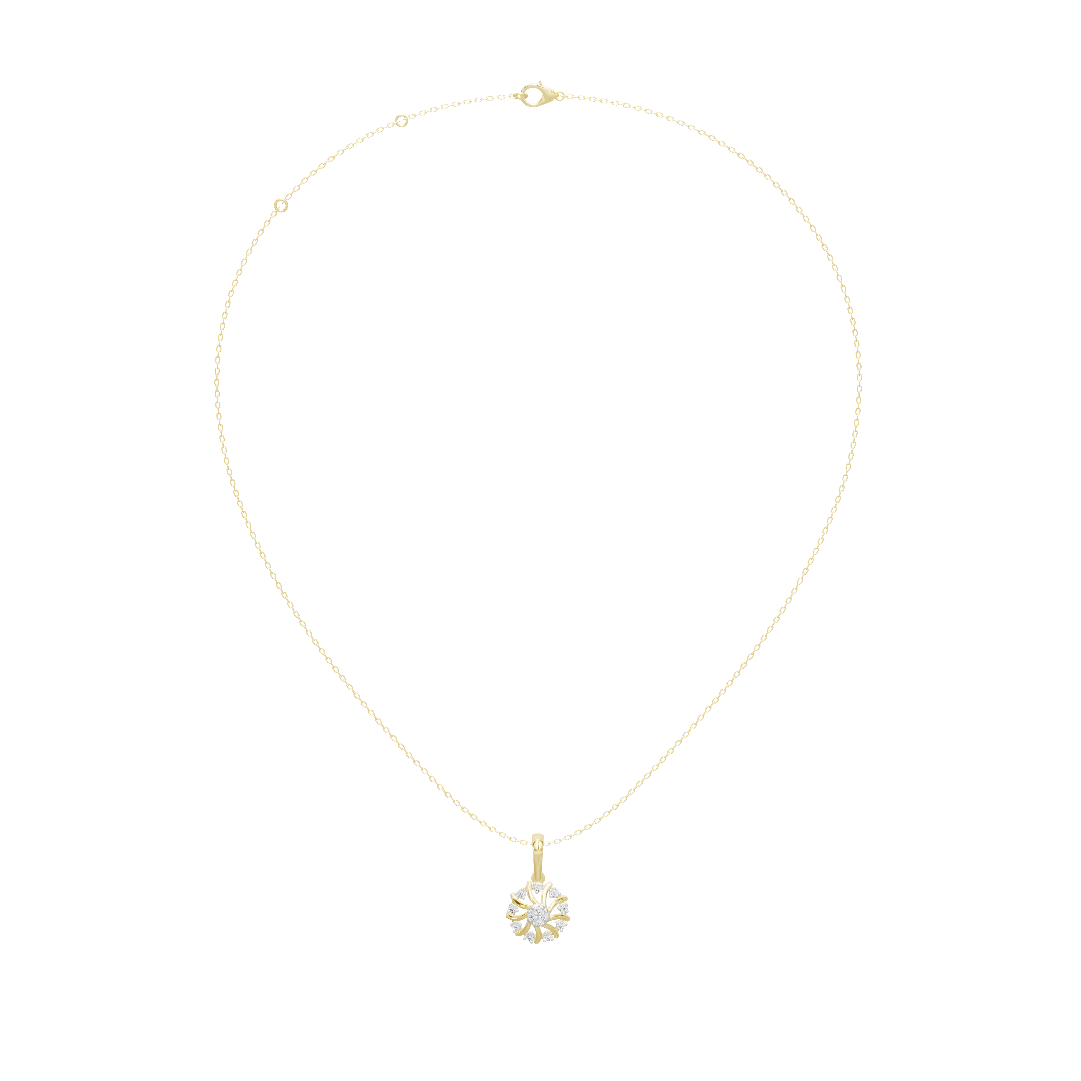 Cora Lab Diamond Pendant