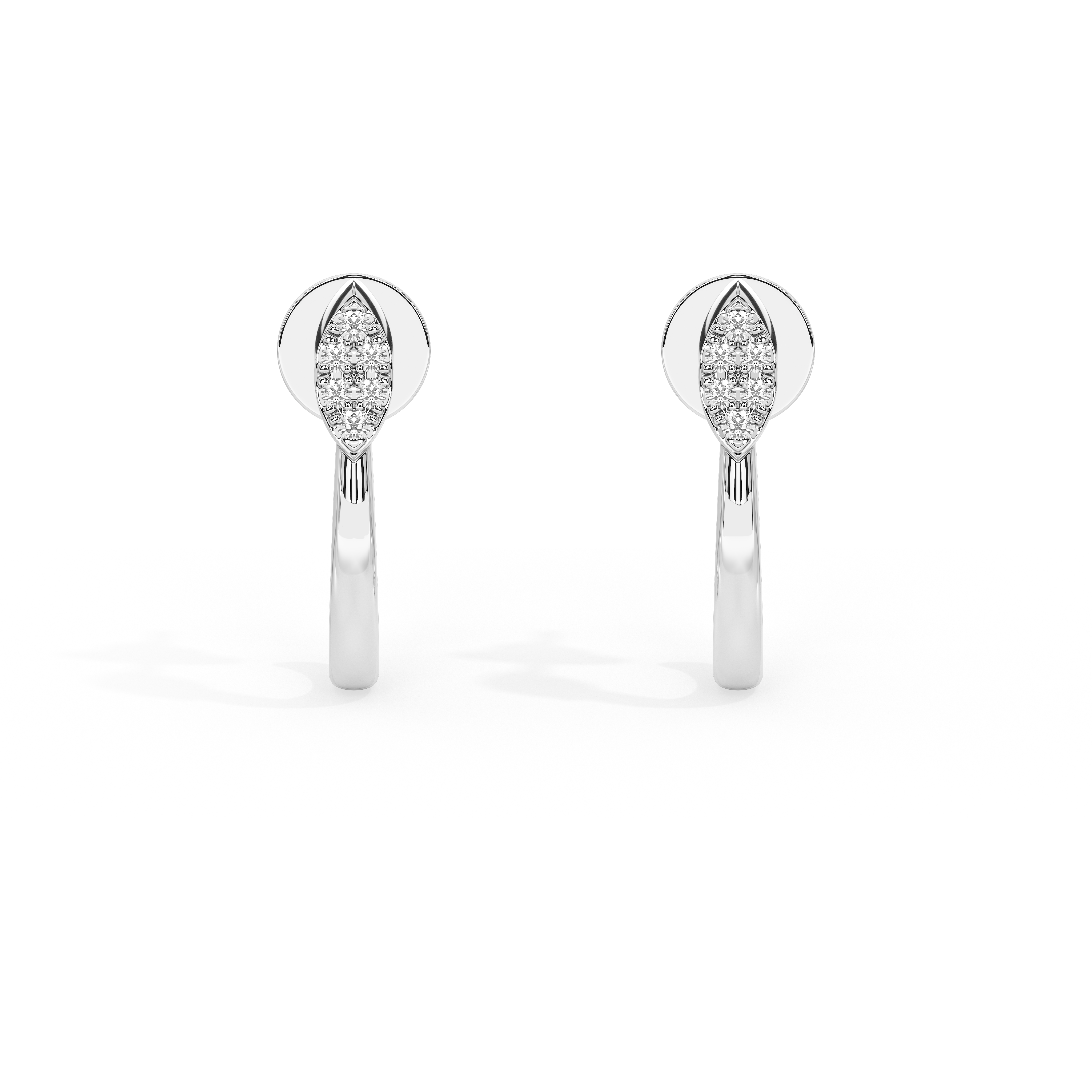 Lattice Marquise Earring