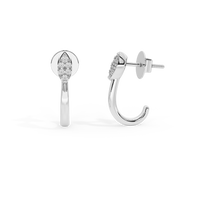 Lattice Marquise Earring