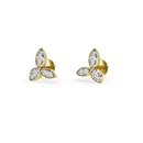 Trillium Gold earrings