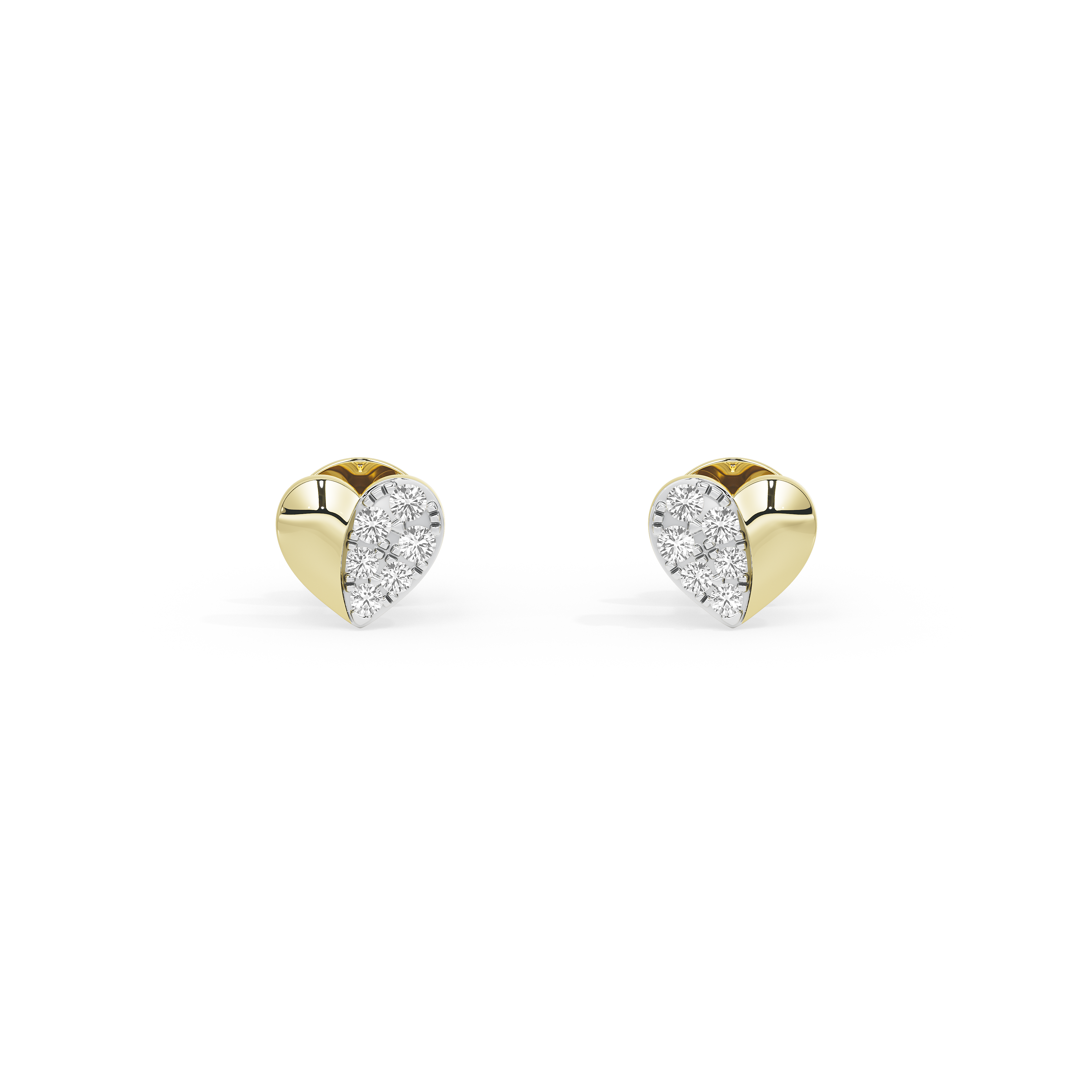 Amour Gold Studs