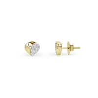 Amour Gold Studs