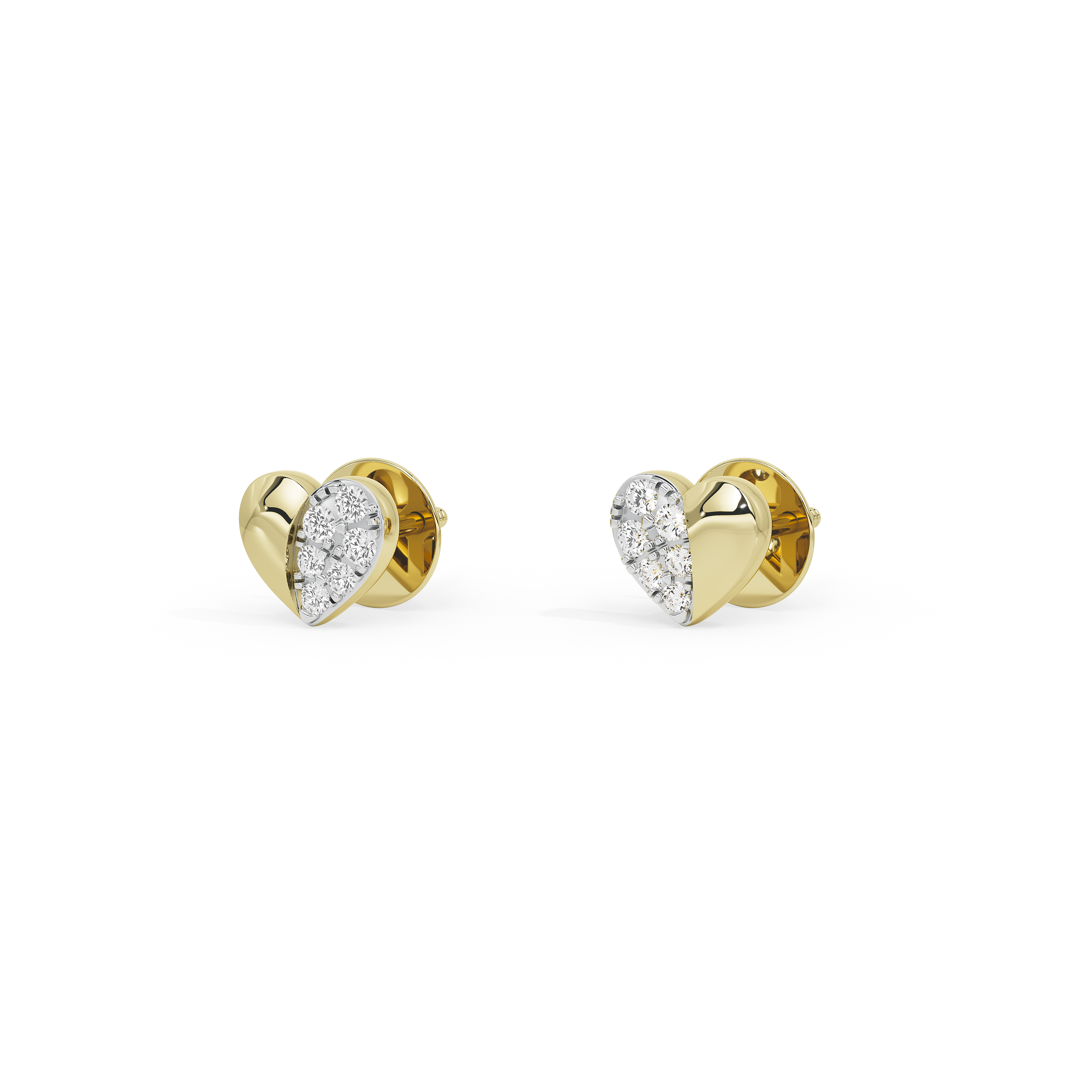 Amour Gold Studs