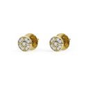 Shield Gold Earring