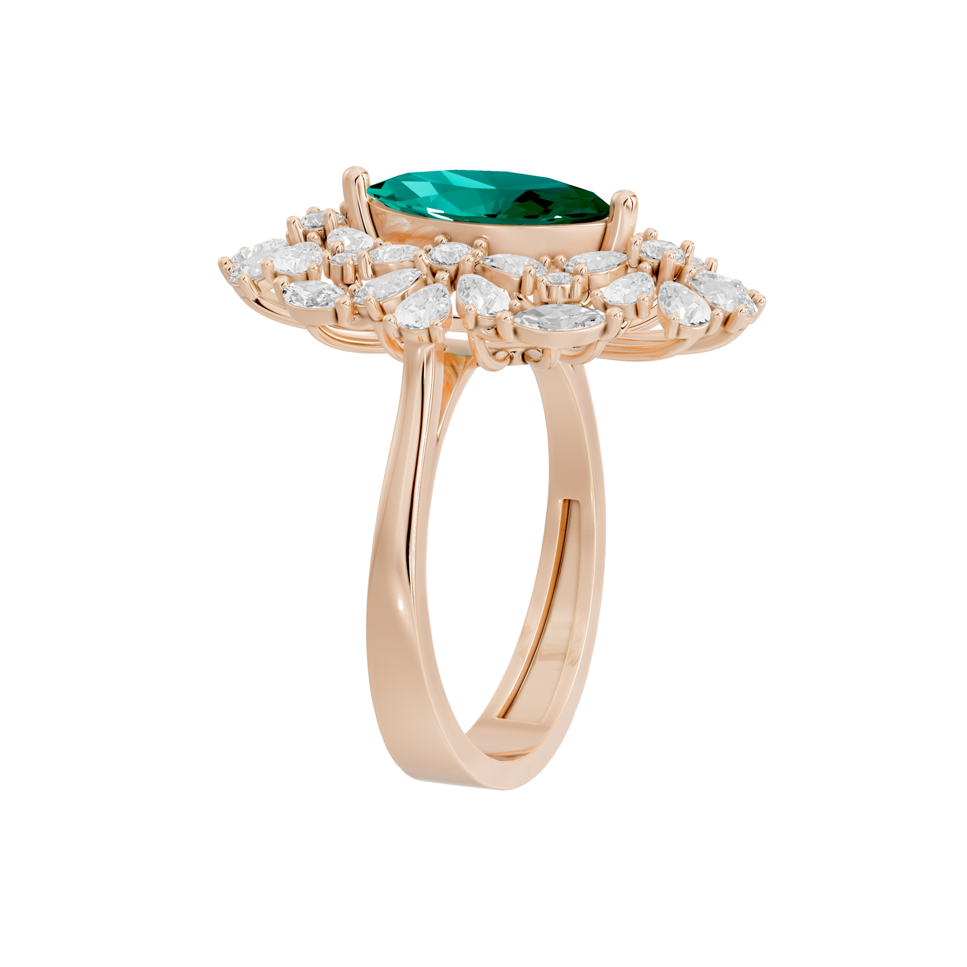 Garden Glare 1.365 Carat Lab Grown Diamond Ring