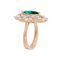 Garden Glare 1.365 Carat Lab Grown Diamond Ring