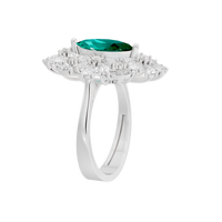 Garden Glare 1.365 Carat Lab Grown Diamond Ring