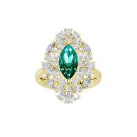 Garden Glare 1.365 Carat Lab Grown Diamond Ring