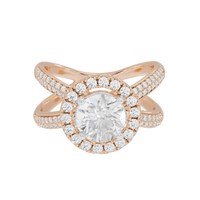 Starlit Studded Crownlight 1.819 Carat Lab Grown Diamond Ring