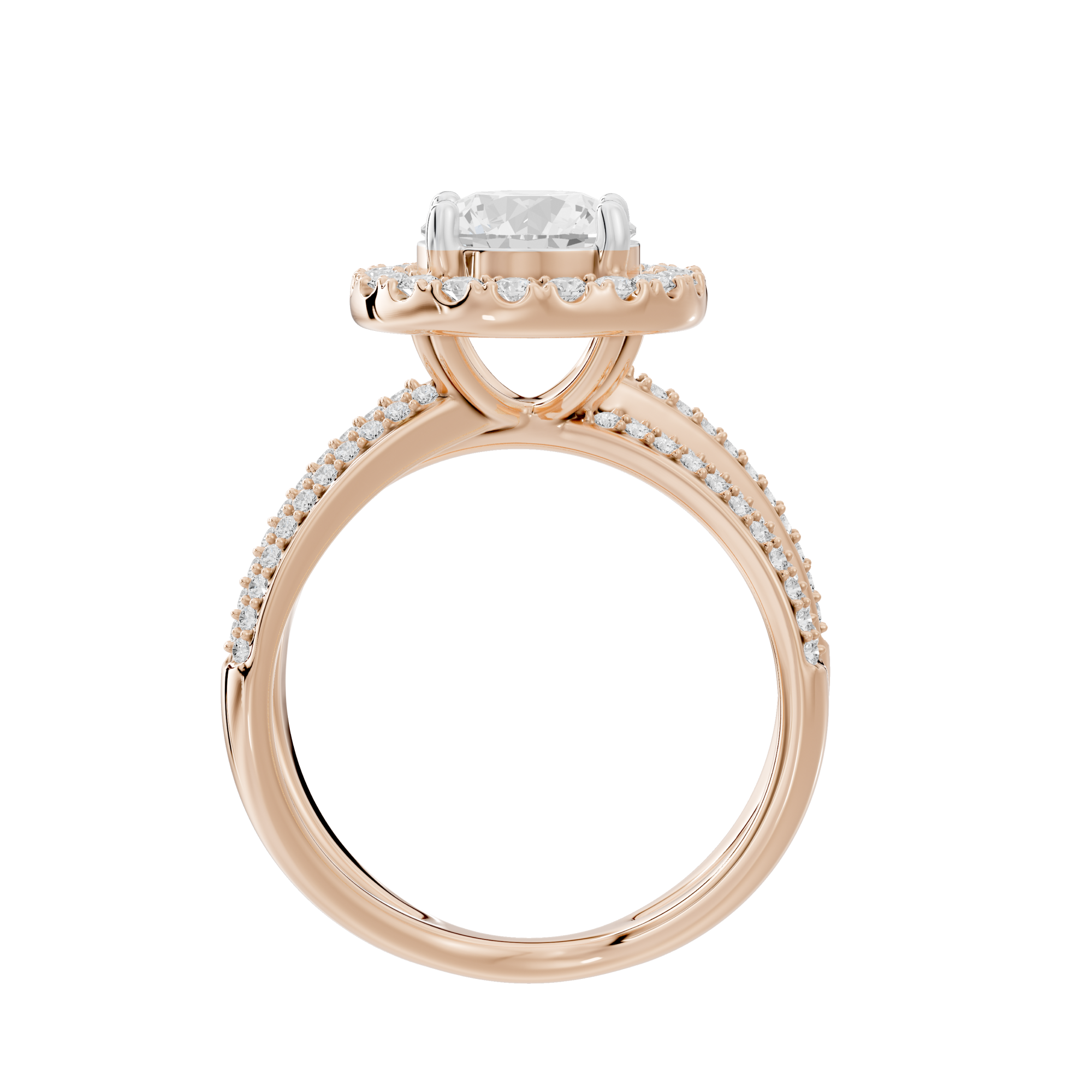 Starlit Studded Crownlight 1.819 Carat Lab Grown Diamond Ring