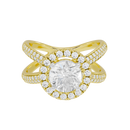 Starlit Studded Crownlight 1.819 Carat Lab Grown Diamond Ring