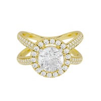 Starlit Studded Crownlight 1.819 Carat Lab Grown Diamond Ring