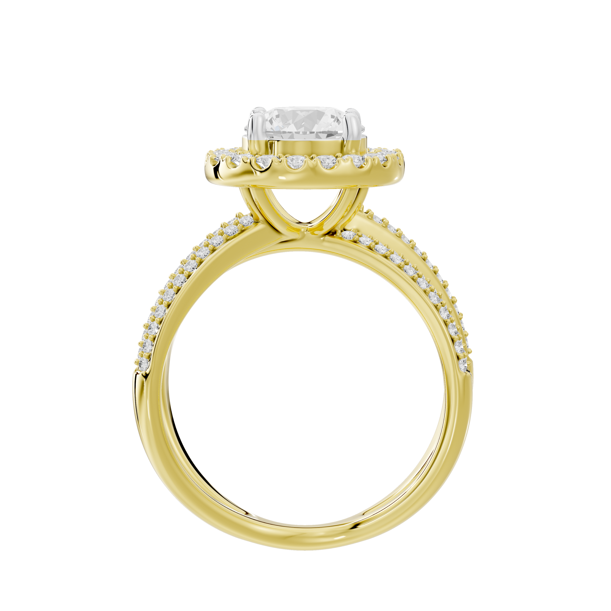 Starlit Studded Crownlight 1.819 Carat Lab Grown Diamond Ring
