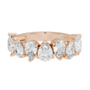 Angle Issues Pear Half Eternity 3.591 Carat Lab Grown Diamond